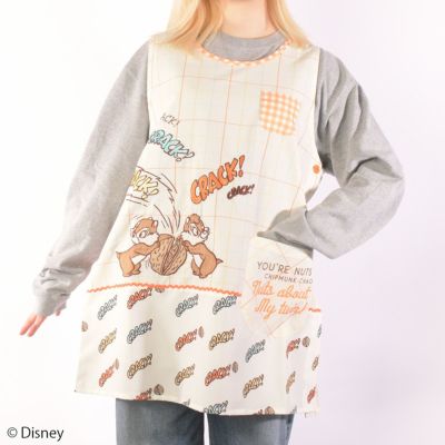 【Disney】チップ＆デール/刺繍エプロン(L.W.C. SELECT)