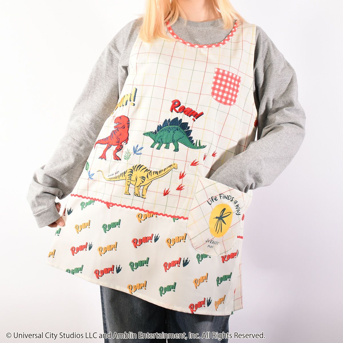 JURASSIC PARK】ダイナソー/刺繍エプロン(L.W.C. SELECT) | PONEYCOMB