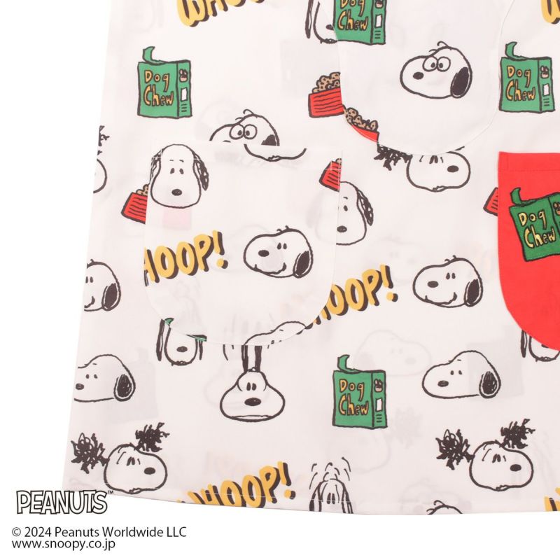 PEANUTS】スヌーピー/フェイスポケット /エプロン(L.W.C. SELECT PEANUTS】スヌーピー/フェイスポケット /エプロン(L.W.C. SELECT