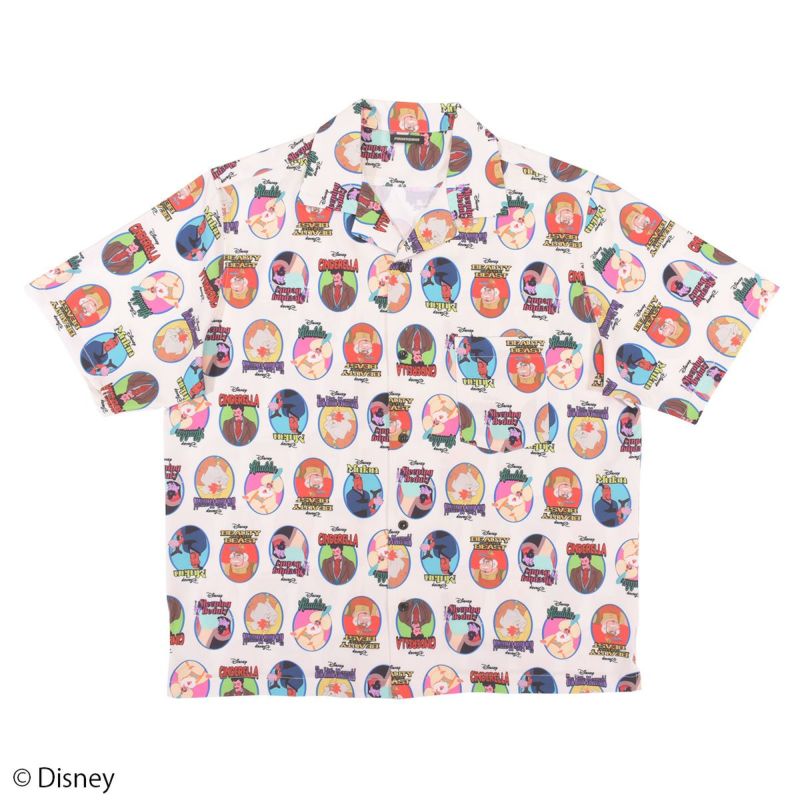 Disney】Disney Princess's Fathers/総柄シャツ(PONEYCOMB TOKYO 