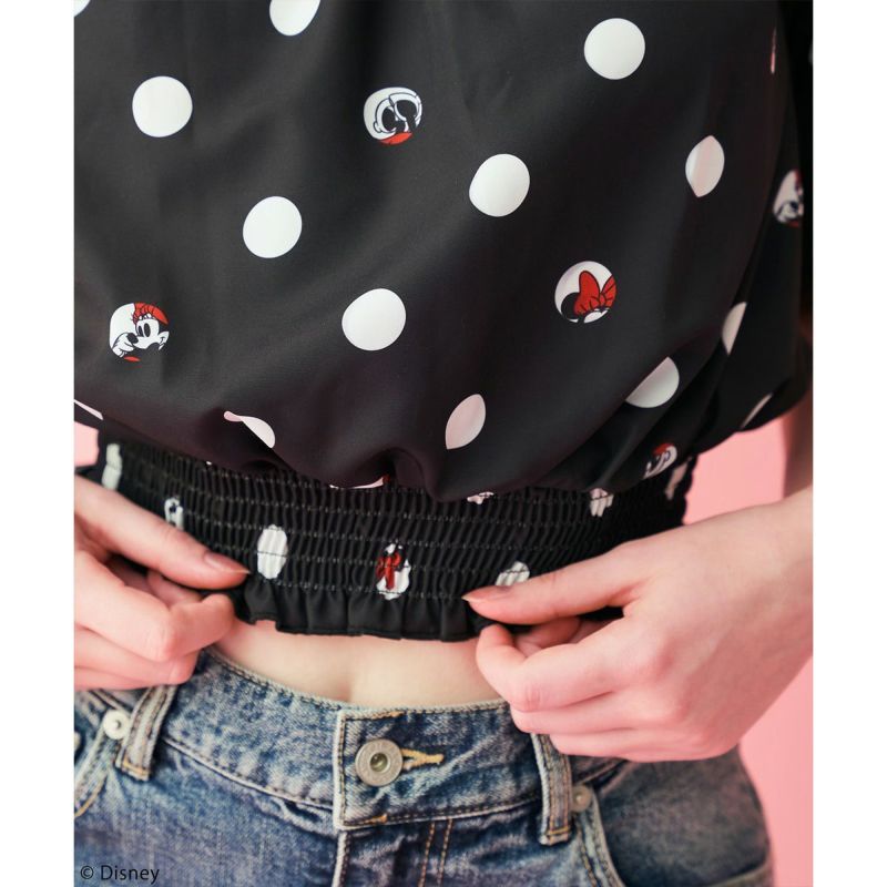 Disney】ミニーマウス/ドット柄ブラウス(4GEEKs by SPIRALGIRL