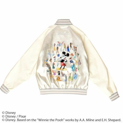9,000円Disney World 100周年モデル　スタジャン　スウェードジャケット