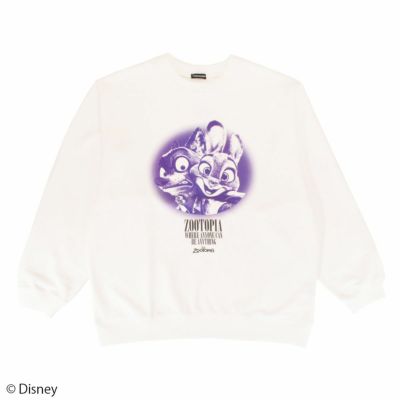 【Disney】ズートピア/スプレー風アートスウェット(PONEYCOMB TOKYO)