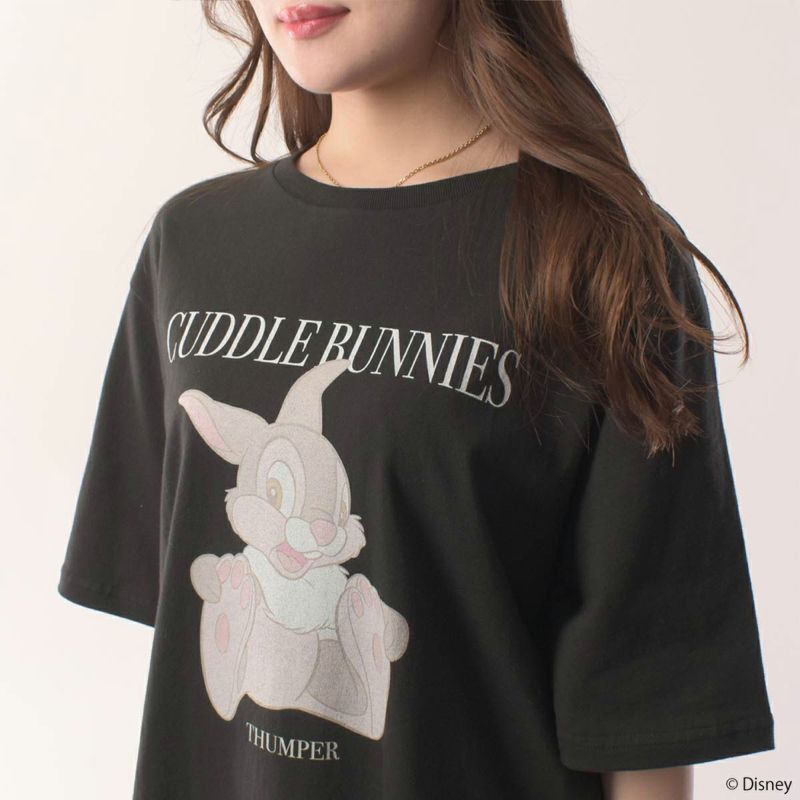 Disney】バンビ/グラフィックプリントビッグTシャツ(MIIA