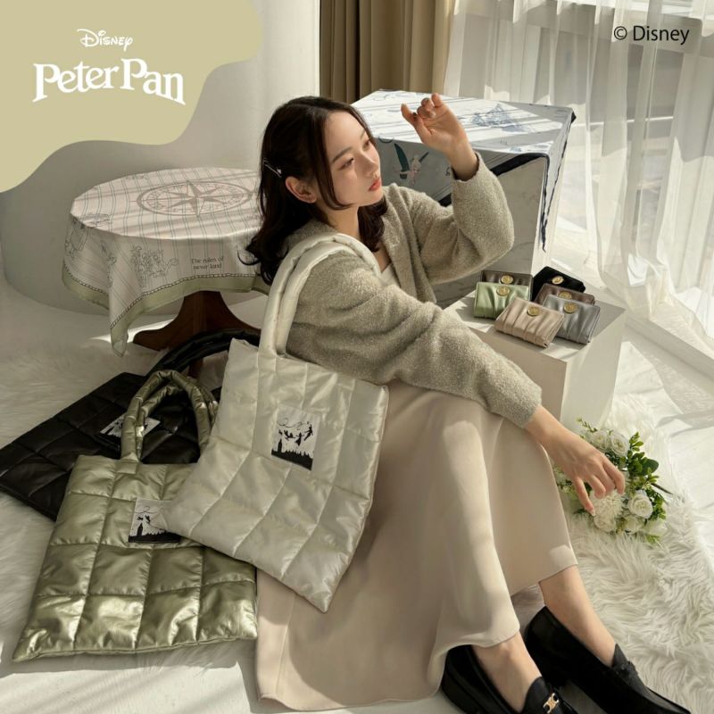 RUE DE VERNEUIL ミディアムトラベルシキルテッドトートバッグ RUE DE VERNEUIL ミディアムトラベルシキルテッドトートバッグ