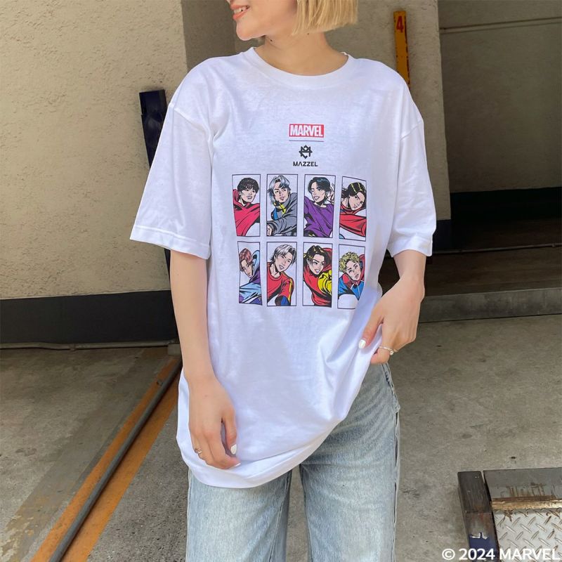 MARVEL】MAZZELコラボ ボックスキャラTシャツ(4GEEKs by