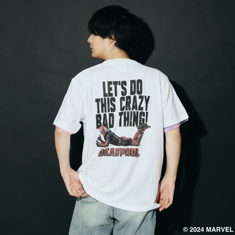 【MARVEL】LET'S Do This CRAZY BAD THING!/Tシャツ(PONEYCOMB TOKYO)