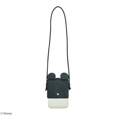 【Disney】ミッキーマウス/フォトケース付きショルダーバッグ(PONEYCOMB TOKYO)