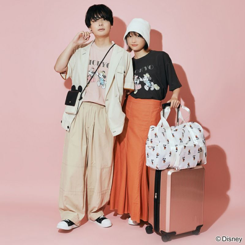 Disney】ミッキーマウス/フォトケース付きショルダーバッグ