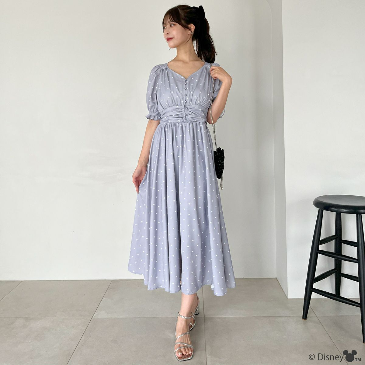 Disney】Mickey Mouse/総柄フレアワンピース(MIIA) | PONEYCOMB TOKYO