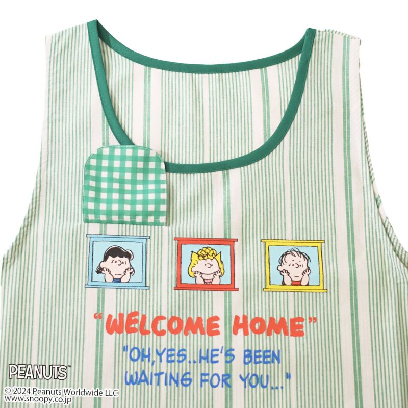 PEANUTS】スヌーピー/HOME/しかけエプロン(L.W.C. SELECT