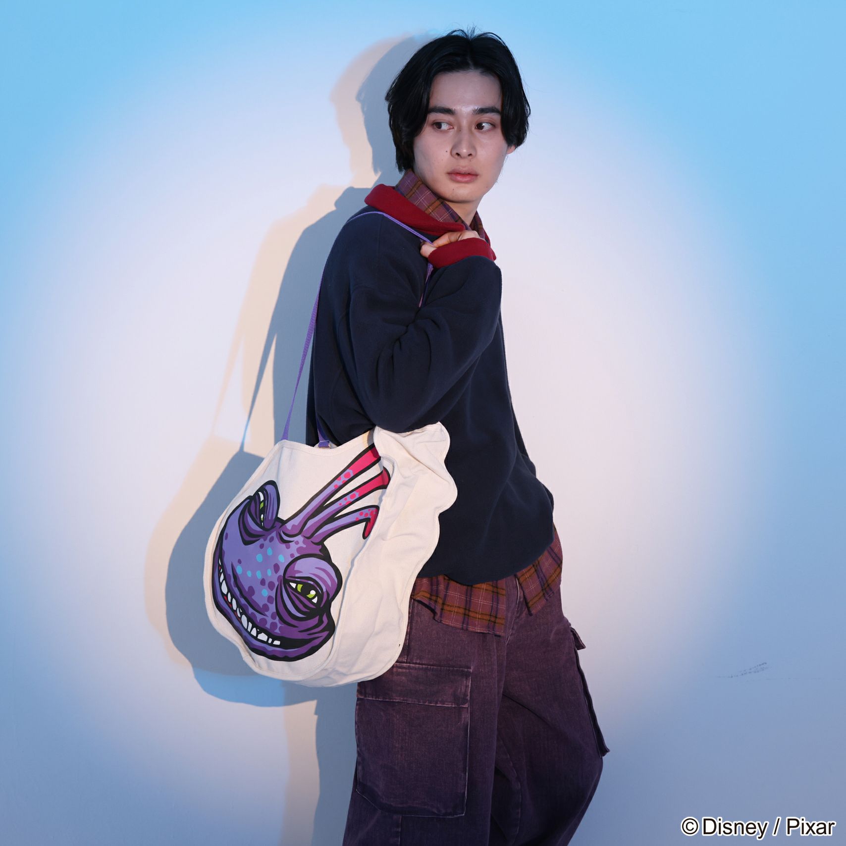 Disney＆Pixar】モンスターズ・インク/ランドール/ダイカットトート 