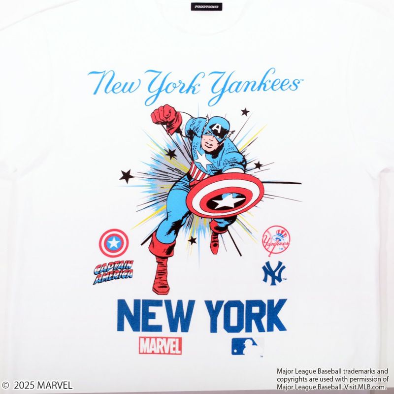 MARVEL】キャプテン・アメリカ 【MLB】ニューヨークヤンキース/T