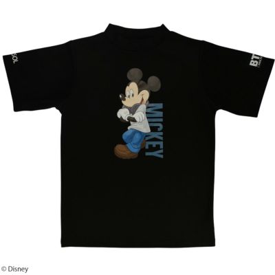 【Disney】ミッキーマウス/モックネックTシャツ(BACK TO THE FIELD)