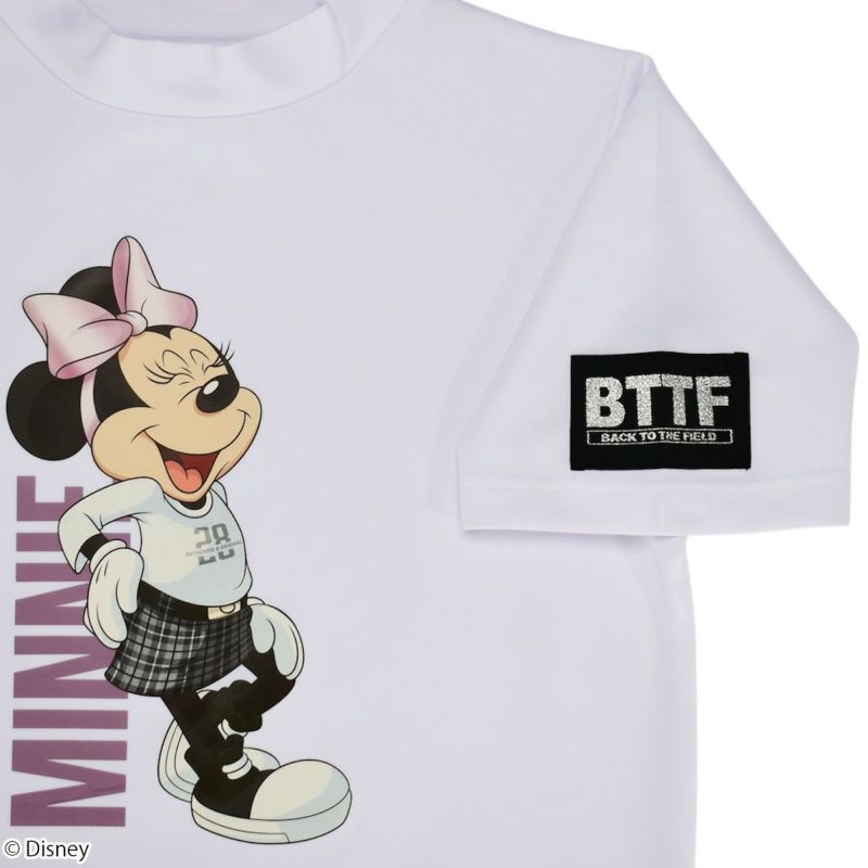 Disney】ミニ－マウス/モックネックTシャツ(BACK TO THE FIELD