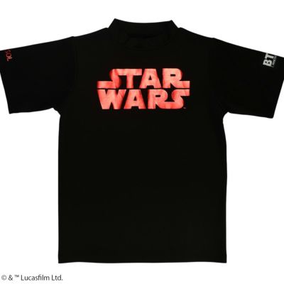 【STAR WARS】スター・ウォーズロゴ/モックネックTシャツ(BACK TO THE FIELD)