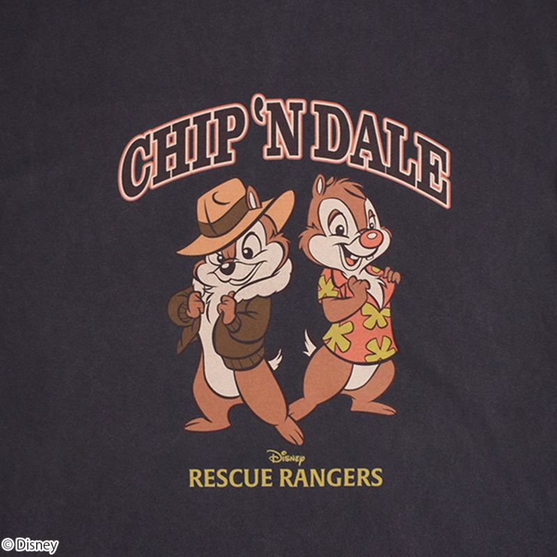Disney】レスキュー・レンジャーズ/ヴィンテージ風加工 Tシャツ