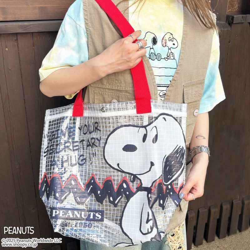 PEANUTS】スヌーピー/PVCバッグ(PONEYCOMB TOKYO) | PONEYCOMB