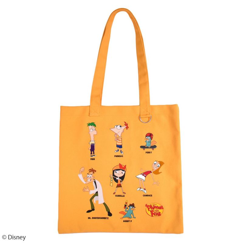 国産品 Disney】フィニアスとファーブ/トートバッグ＜受注＞(PONEYCOMB バッグ