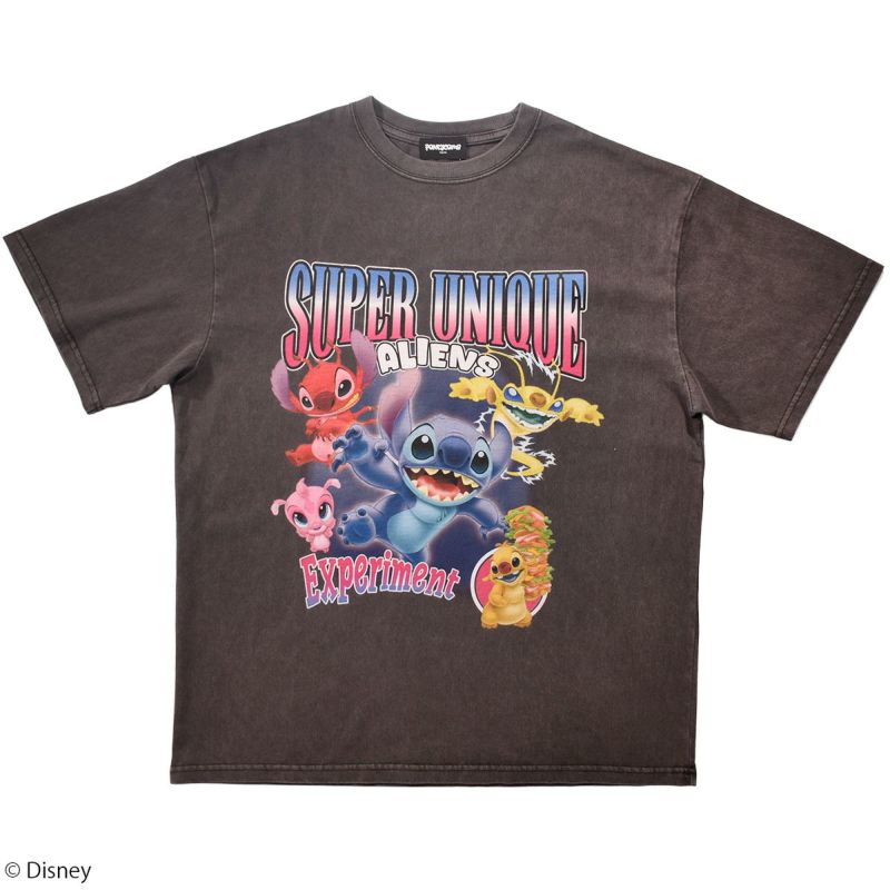 スティッチ エイリアン グラフィックTシャツ Amazon | リロ&スティッチ Lilo&Stitch エイリアン 集合 Tシャツ