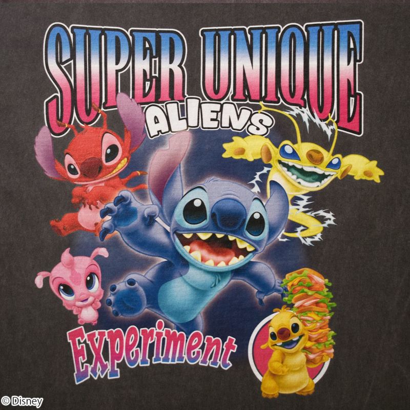 スティッチ エイリアン グラフィックTシャツ Disney】リロ＆スティッチ/エイリアンズ/Tシャツ＜受注