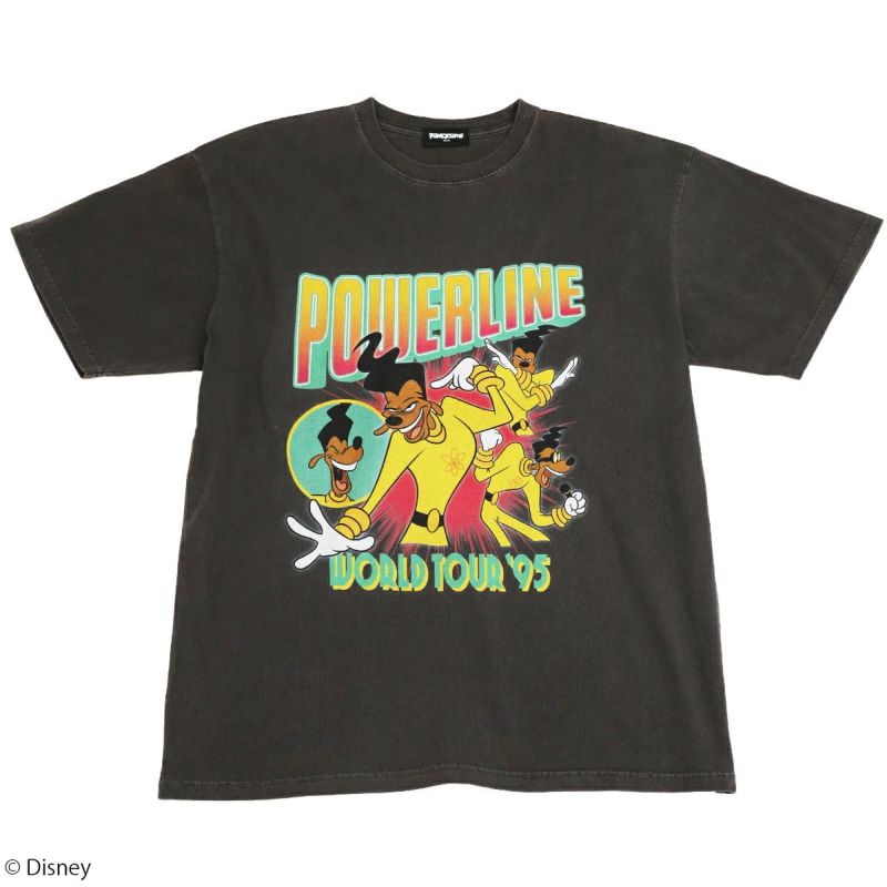 Disney】POWERLINE/ヴィンテージ風Tシャツ(PONEYCOMB TOKYO