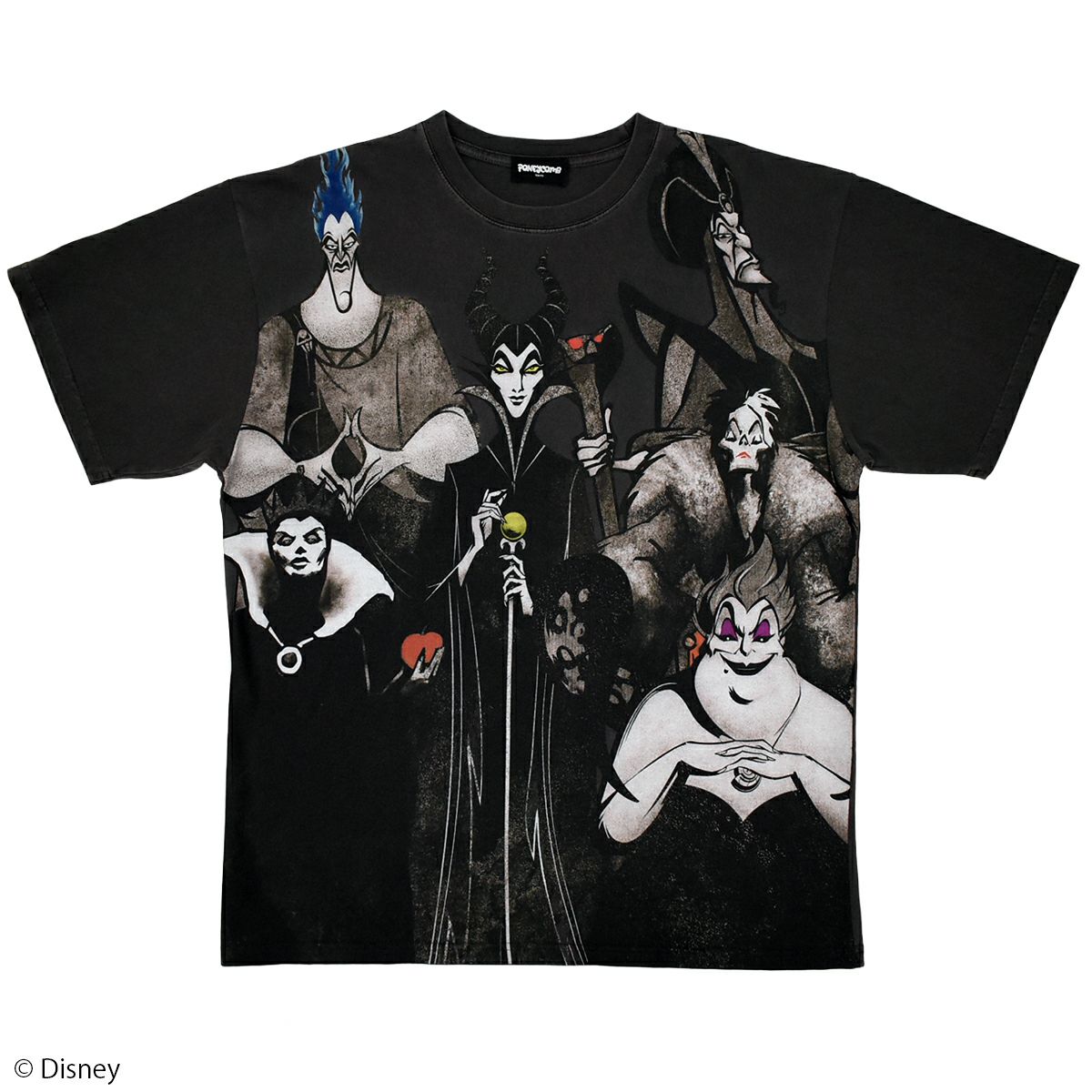 Disney】ディズニーヴィランズ/ヴィンテージ風Tシャツ(PONEYCOMB TOKYO 