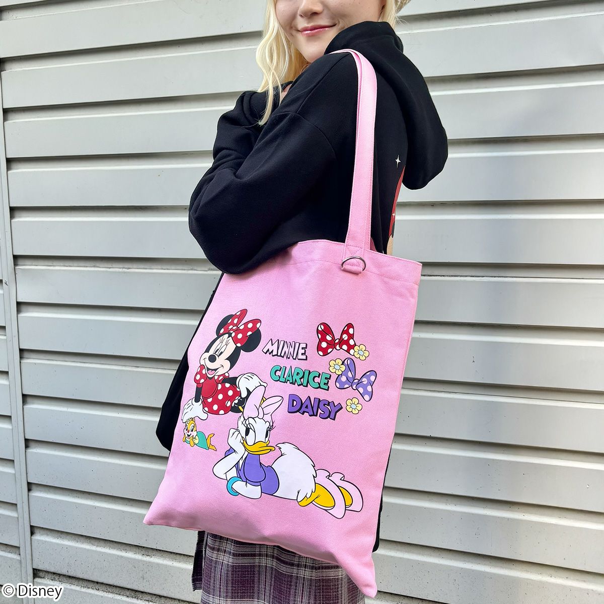 Disney】ミニーマウス＆デイジーダック＆クラリス/トートバッグ