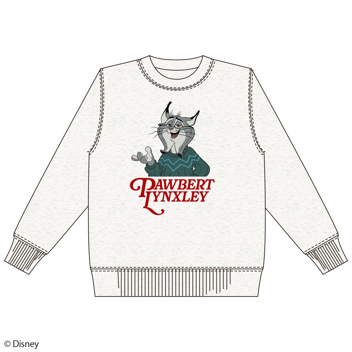 Disney】ズートピア2/パウバート/トレーナー(PONEYCOMB TOKYO