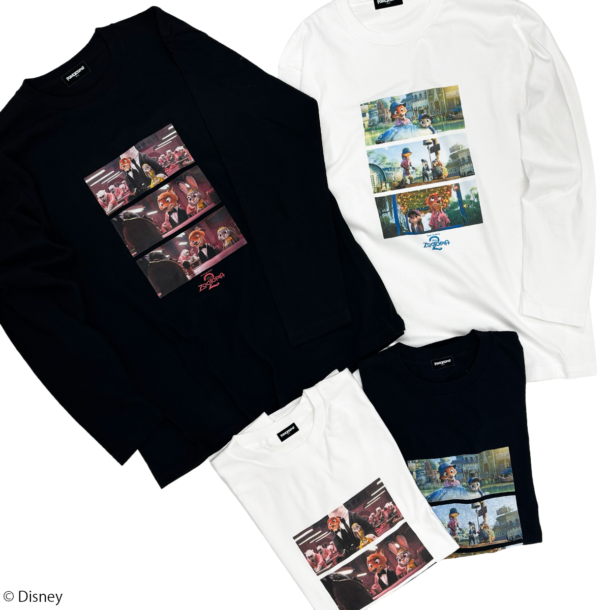 Disney】ズートピア2/シーンA/ロングスリーブTシャツ(PONEYCOMB TOKYO