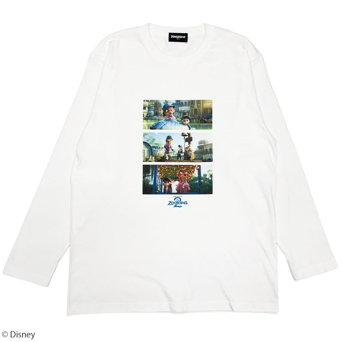 Disney】ズートピア2/シーンB/ロングスリーブTシャツ(PONEYCOMB TOKYO
